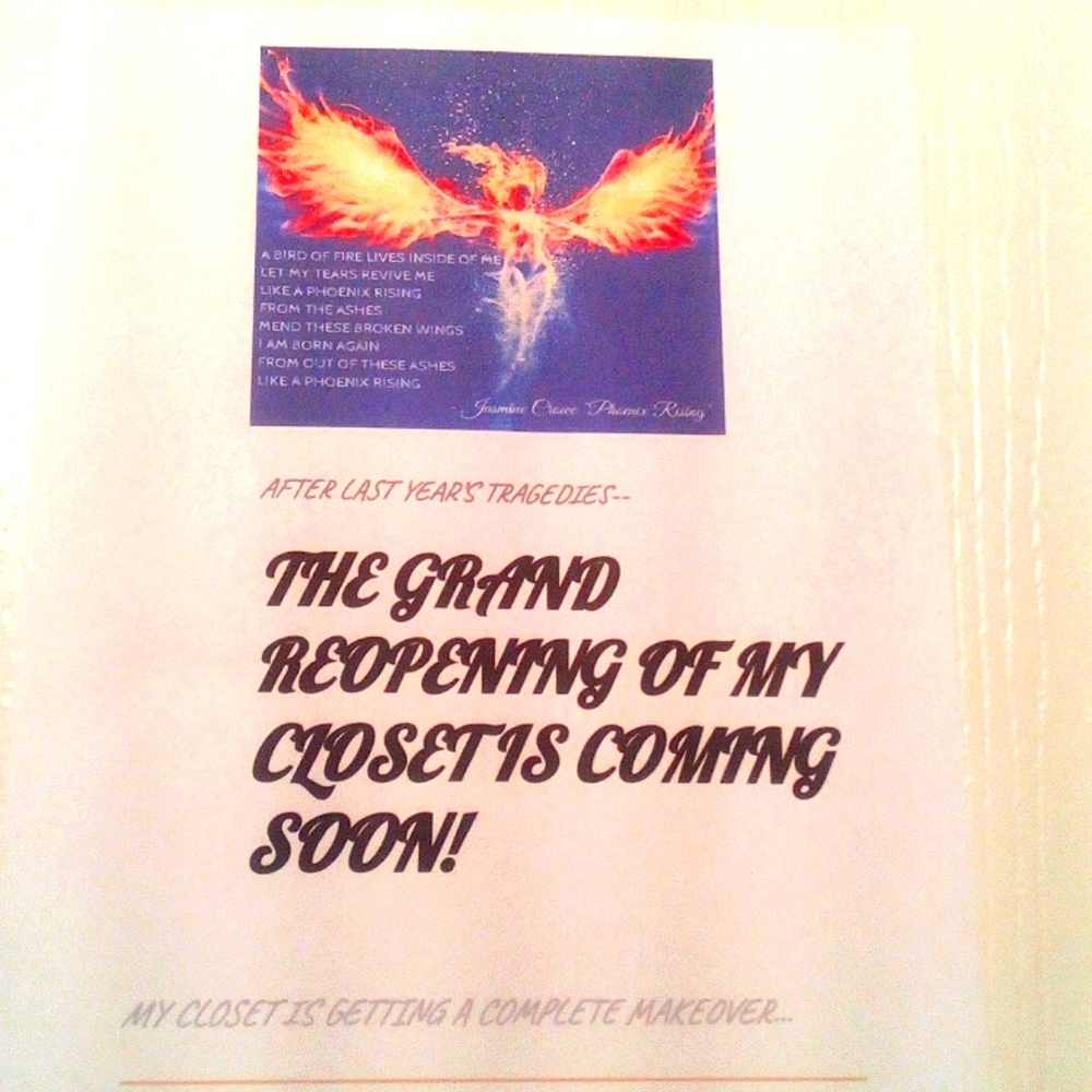 Reopening closet